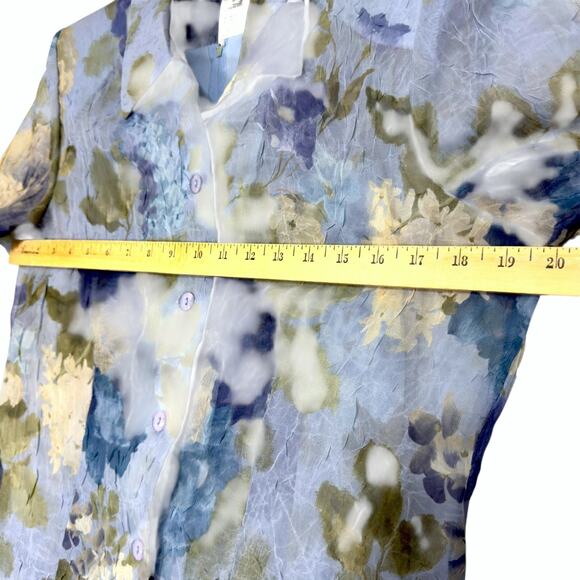 VTG Miss Dorby Dress Set 10 Maxi Sheer Floral Chiffon Ethereal Fairy WhimsiGoth - Picture 10 of 14